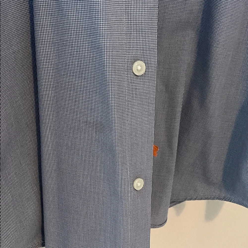 Banana Republic Men's Casual Blue Button Down Shirt